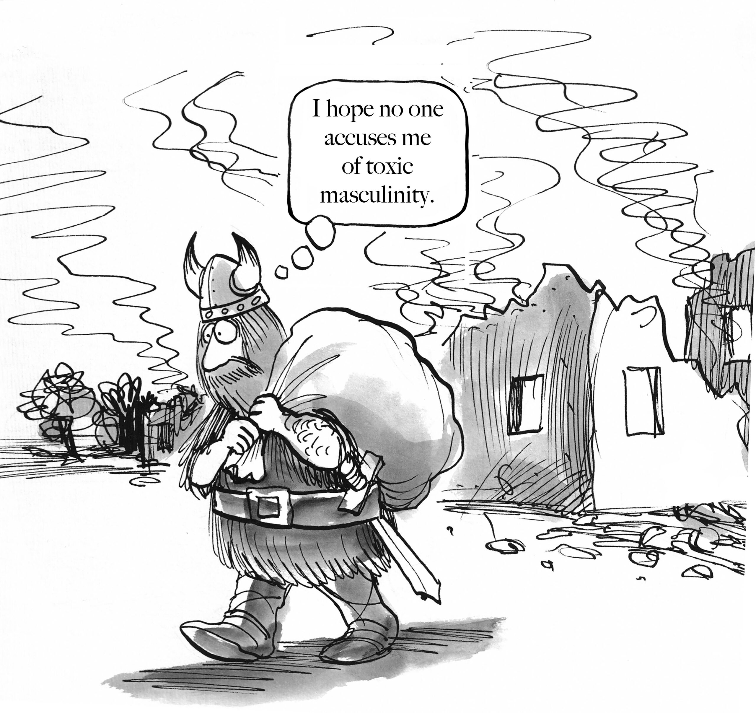 A viking pondering masculinity